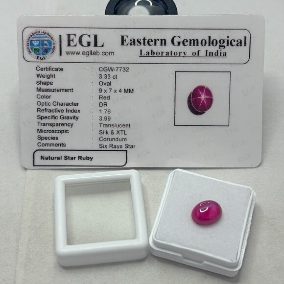 Certified Star Ruby - Picture 3 of 10